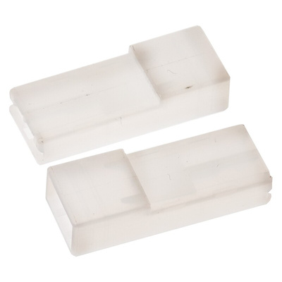 TE Connectivity, FASTON .250 Nylon 66 Crimp Terminal Housing, Natural
