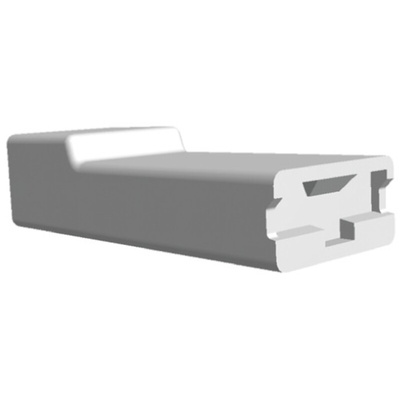 TE Connectivity, AMP FASTON 1 Way Nylon 66 Crimp Terminal Housing, 6.35mm Tab Size, Natural