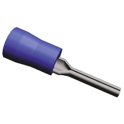 TE Connectivity, PLASTI-GRIP Insulated, Tin Crimp Pin Connector, 1mm² to 2.5mm², 16AWG to 14AWG, 1.8mm Pin Diameter,