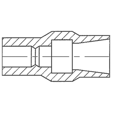 TE Connectivity PVC Crimp Terminal Housing, Natural