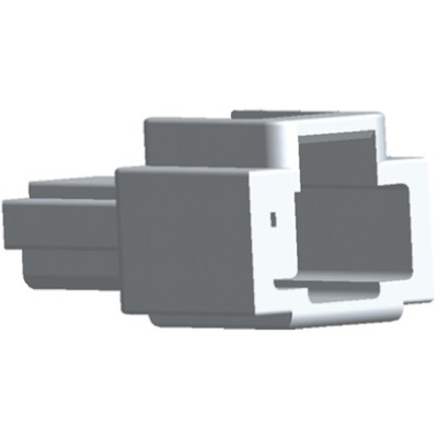 TE Connectivity, FASTON .250 1 Way Nylon Crimp Terminal Housing, Natural