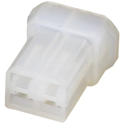 TE Connectivity, FASTIN-FASTON .110 4 Way Polyamide Crimp Terminal Housing, Natural