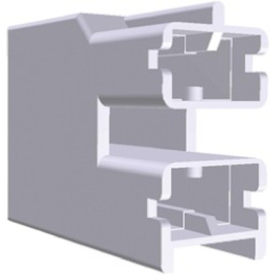 TE Connectivity, Positive Lock .250 2 Way Nylon Crimp Terminal Housing, 6.35mm Tab Size, Natural