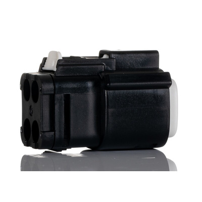 Molex, 19432 4 Way Crimp Terminal Housing, Black