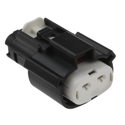 Molex, 19432 2 Way Crimp Terminal Housing, Black