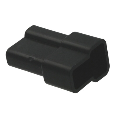 TE Connectivity, 250 2 Way Nylon Crimp Terminal Housing, Black