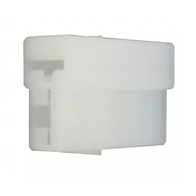 TE Connectivity, 0.25 2 Way Nylon 66 Crimp Terminal Housing, 6.35mm Tab Size, Natural