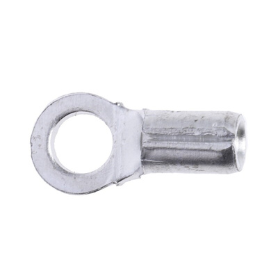 RS PRO Uninsulated Crimp Ring Terminal, M3 Stud Size, 0.5mm² to 1.5mm² Wire Size
