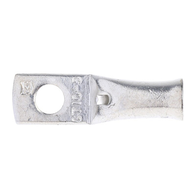 RS PRO Uninsulated Tubular Ring Terminal, M5 Stud Size to 10mm² Wire Size
