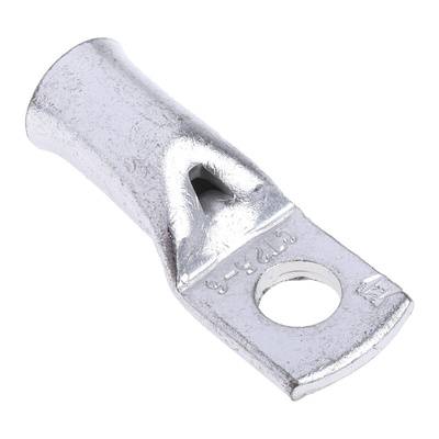 RS PRO Uninsulated Tubular Ring Terminal, M6 Stud Size to 25mm² Wire Size
