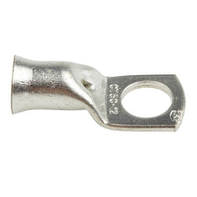 RS PRO Uninsulated Tubular Ring Terminal, M12 Stud Size to 50mm² Wire Size