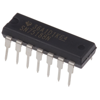 Texas Instruments SN75188N Line Transmitter, 14-Pin PDIP