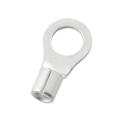 RS PRO Uninsulated Ring Terminal, 4.3mm Stud Size, 2.5mm² to 4mm² Wire Size