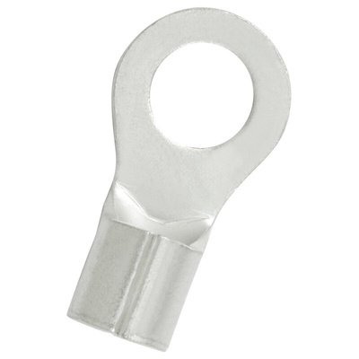 RS PRO Uninsulated Ring Terminal, 5.3mm Stud Size, 4mm² to 6mm² Wire Size