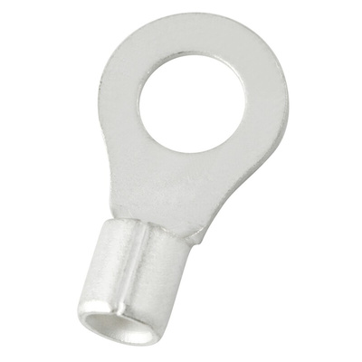 RS PRO Uninsulated Ring Terminal, 10.5mm Stud Size, 4mm² to 6mm² Wire Size