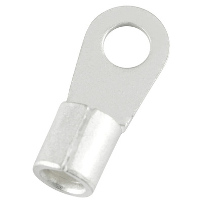 RS PRO Uninsulated Ring Terminal, 6.4mm Stud Size to 14mm² Wire Size