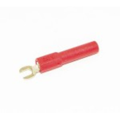 Mueller Electric Insulated Crimp Spade Connector Polyamide, Red