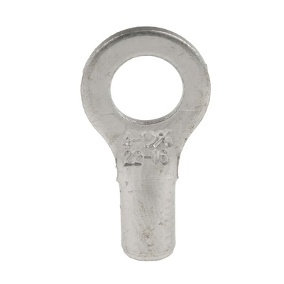 RS PRO Uninsulated Ring Terminal, M4 Stud Size, 0.5mm² to 1.5mm² Wire Size