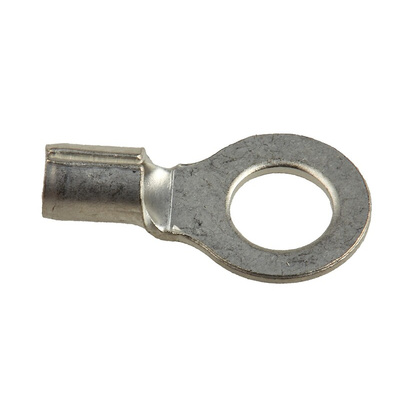 RS PRO Uninsulated Ring Terminal, M5 Stud Size, 1.5mm² to 2.5mm² Wire Size