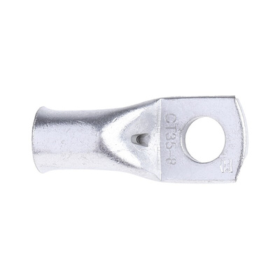 RS PRO Uninsulated Ring Terminal, M8 Stud Size to 35mm² Wire Size