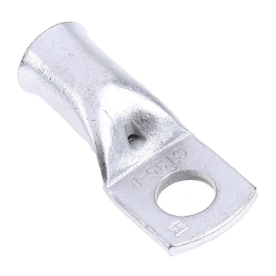 RS PRO Uninsulated Ring Terminal, M8 Stud Size to 35mm² Wire Size