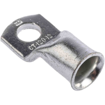 RS PRO Uninsulated Ring Terminal, M12 Stud Size, 120mm² to 120mm² Wire Size