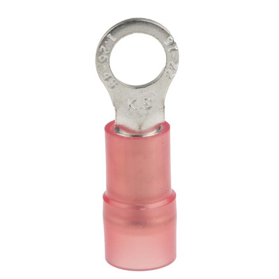 RS PRO Insulated Ring Terminal, M4 (