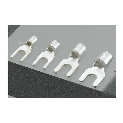 JST Uninsulated Crimp Spade Connector, 1mm² to 2.6mm², 16AWG to 14AWG, 6mm Stud Size