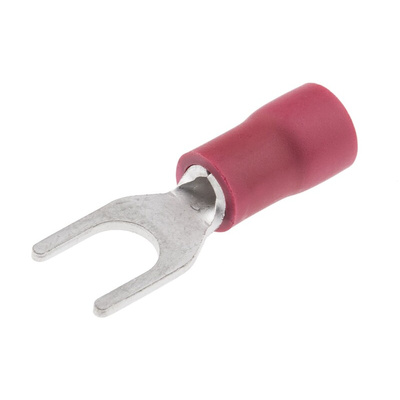JST, FVWS1.25 Insulated Crimp Spade Connector, 0.2mm² to 1.65mm², 22AWG to 16AWG, M4 (