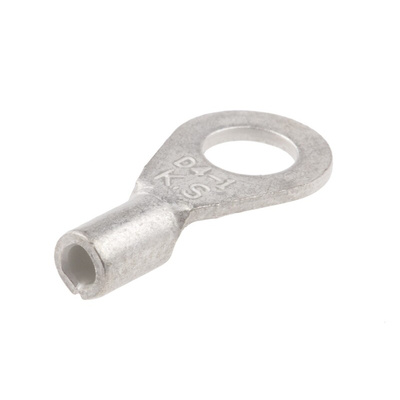 RS PRO Uninsulated Ring Terminal, M4 Stud Size, 0.5mm² to 1.5mm² Wire Size