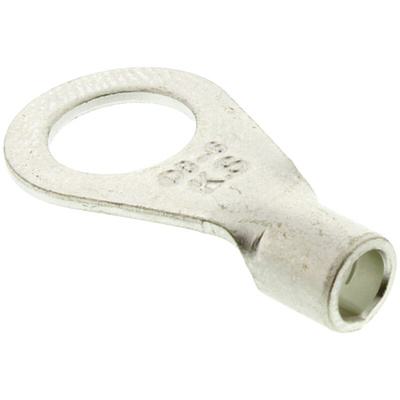 RS PRO Uninsulated Ring Terminal, 8.4mm Stud Size, 2.5mm² to 6mm² Wire Size