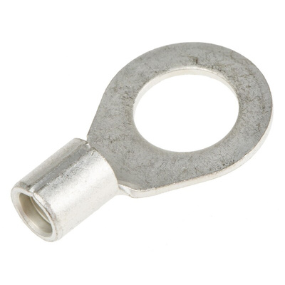 RS PRO Uninsulated Ring Terminal, 10.5mm Stud Size, 10mm² to 10mm² Wire Size