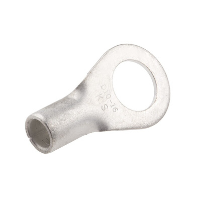 RS PRO Uninsulated Ring Terminal, 10.5mm Stud Size, 16mm² to 16mm² Wire Size