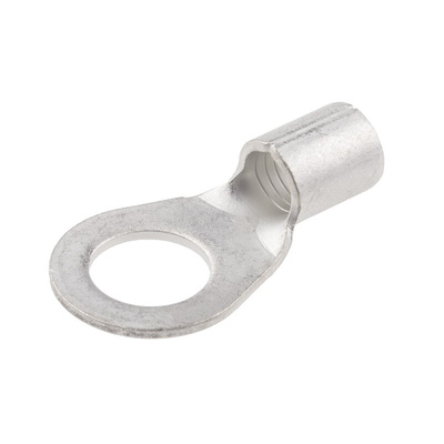 RS PRO Uninsulated Ring Terminal, 10.5mm Stud Size, 16mm² to 16mm² Wire Size