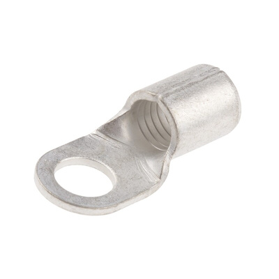 RS PRO Uninsulated Ring Terminal, 6.5mm Stud Size, 16mm² to 16mm² Wire Size