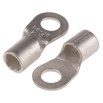 RS PRO Uninsulated Ring Terminal, 8.4mm Stud Size, 25mm² to 25mm² Wire Size