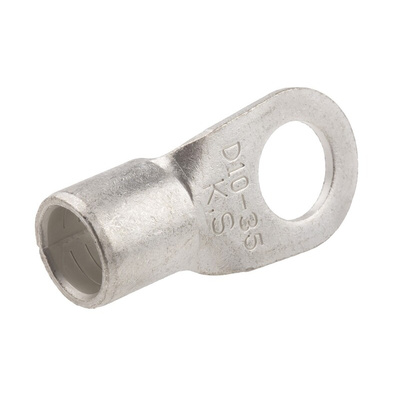 RS PRO Uninsulated Ring Terminal, 10.5mm Stud Size, 35mm² to 35mm² Wire Size