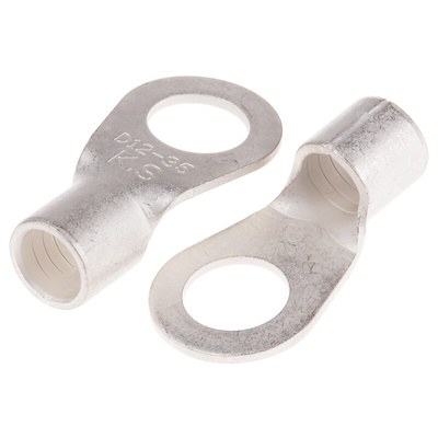 RS PRO Uninsulated Ring Terminal, 13mm Stud Size, 35mm² to 35mm² Wire Size