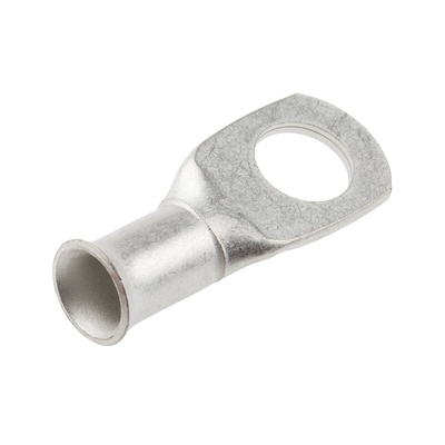 RS PRO Uninsulated Ring Terminal, 10mm Stud Size, 25mm² to 25mm² Wire Size
