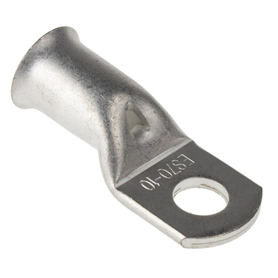 RS PRO Uninsulated Ring Terminal, 10mm Stud Size to 70mm² Wire Size