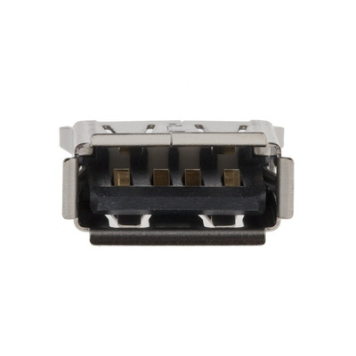 Molex USB Connector, Through Hole, Socket 2.0 A, Solder, Straight- Single Port