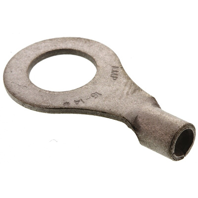 TE Connectivity, SOLISTRAND Uninsulated Crimp Ring Terminal, M6 Stud Size, 1mm² to 2.6mm² Wire Size