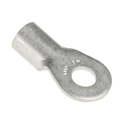 TE Connectivity, SOLISTRAND Uninsulated Crimp Ring Terminal, M5 Stud Size, 6.6mm² to 10.5mm² Wire Size
