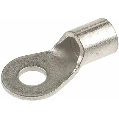 TE Connectivity, SOLISTRAND Uninsulated Crimp Ring Terminal, M5 Stud Size, 6.6mm² to 10.5mm² Wire Size
