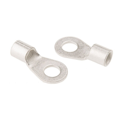 TE Connectivity, SOLISTRAND Uninsulated Crimp Ring Terminal, M8 Stud Size, 10.5mm² to 16.8mm² Wire Size