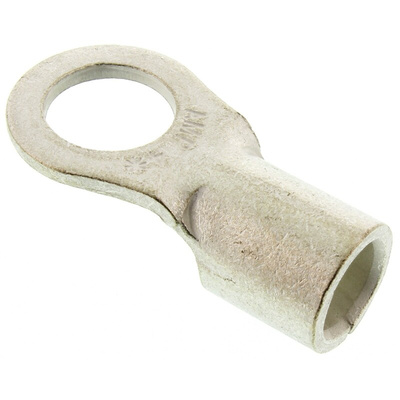 TE Connectivity, SOLISTRAND Uninsulated Crimp Ring Terminal, M10 Stud Size, 16.8mm² to 26.7mm² Wire Size