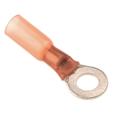 TE Connectivity DuraSeal Series Insulated Tin Plated Crimp Ring Terminal, M5 Stud Size, 0.5mm² to 1mm², 22AWG
