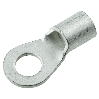 TE Connectivity, SOLISTRAND Uninsulated Ring Terminal, M6 Stud Size, 6.6mm² to 10.5mm² Wire Size