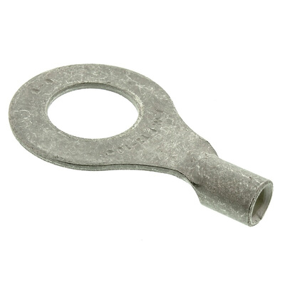TE Connectivity, SOLISTRAND Uninsulated Ring Terminal, M10 Stud Size, 2.6mm² to 6.6mm² Wire Size, Grey