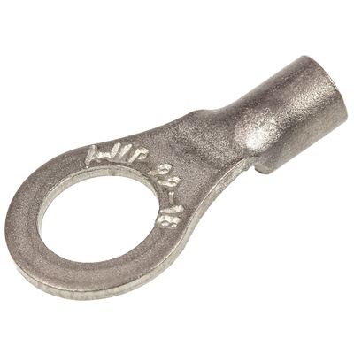 TE Connectivity, STRATO-THERM Insulated Ring Terminal, M5 Stud Size, 0.26mm² to 1.65mm² Wire Size, Grey